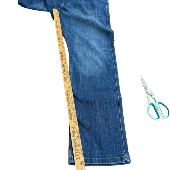 DUER Mens L2X Relaxed Taper Jeans 38x32 Blue Stretch Denim Style MFLR4505 - Picture 6 of 9